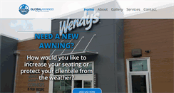 Desktop Screenshot of globalawnings.com